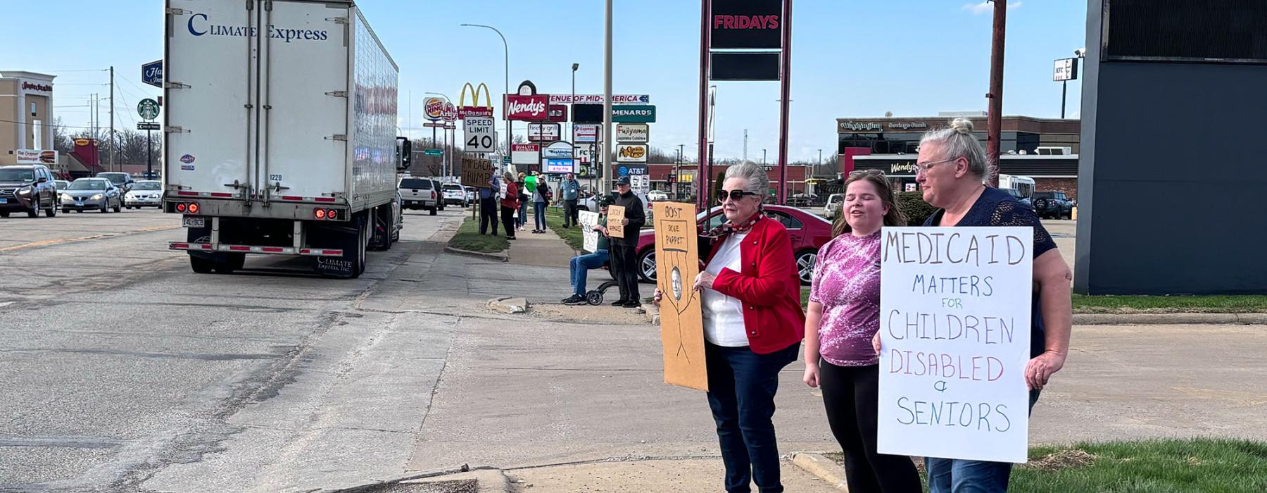 Protest in Effingham, IL